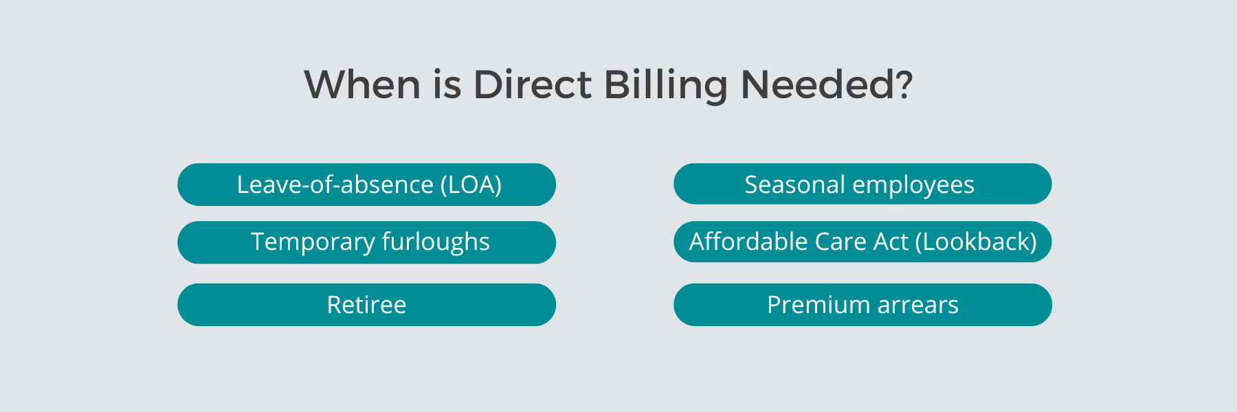 Direct Billing Benefits